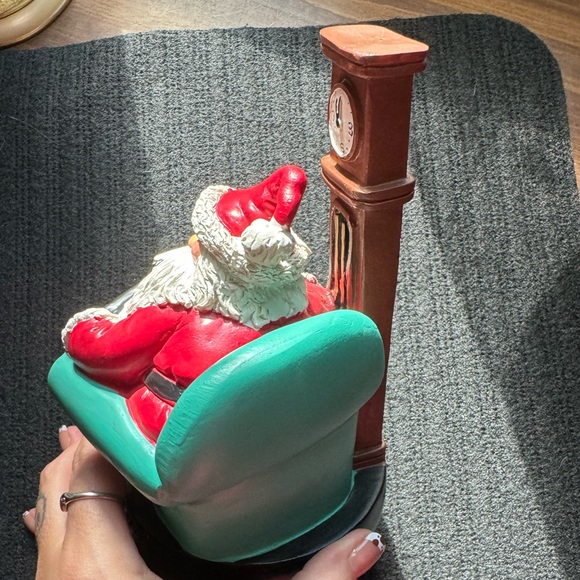 Nightmare Before Christmas The Mayor Santa Naughty List Chair Grandfather Clock - Picture 6 of 11